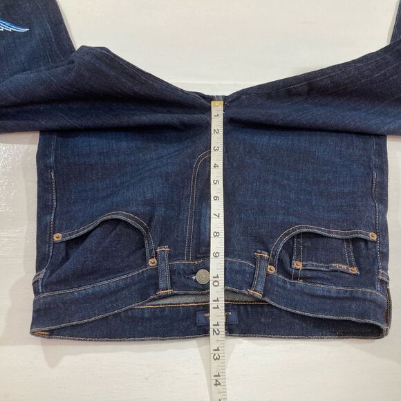 Polo Ralph Lauren Jeans Women’s 28 Blue Denim Chrystie Kick Flare Crop - Picture 11 of 13